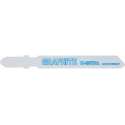Graphite Decoupeerzaagjes, T-aansluiting, 75mm, 21tpi, Metaal En Inox, 2 Stuks Op Blister, Hss-bi Metaal