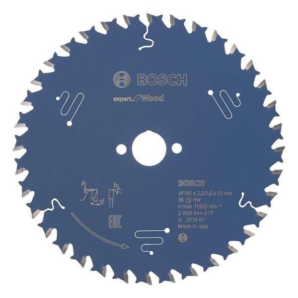 Cirkelzaagblad expert for Wood 160x20x2.2/1.6x36 T Cirkelzaagblad expert for Wood 160x20x2.2/1.6x36 T