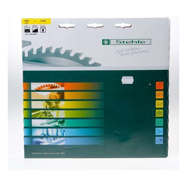 Stehle Cirkelzaagblad widia 48 tands WS-HKS diameter 216 x 30mm Stehle Cirkelzaagblad widia 48 tands WS-HKS diameter 216 x 30mm