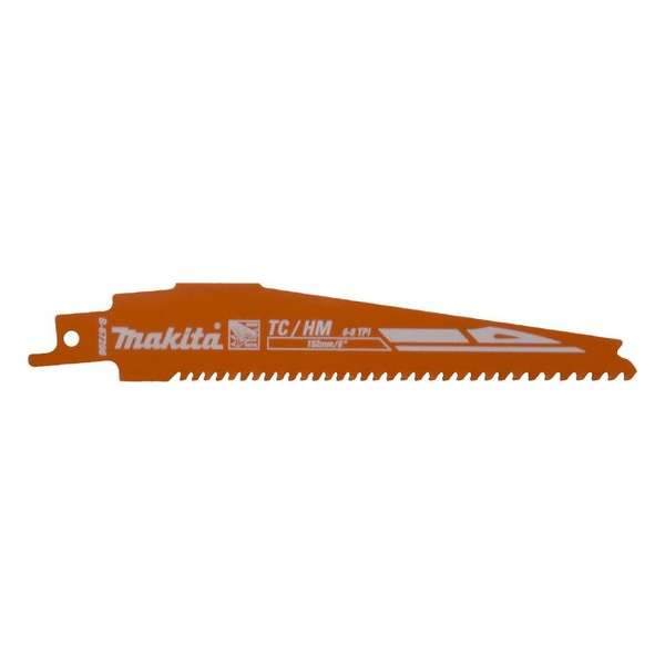 Makita Reciprozaagblad 132 rescue S956XHM 152x1,25x6-8 TP 25 stuks Makita Reciprozaagblad 132 rescue S956XHM 152x1,25x6-8 TP 25 stuks
