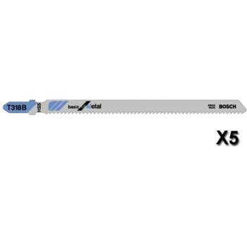 Bosch - Decoupeerzaagblad T 318 B Basic for Metal - 5 stuks