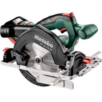 Metabo KS 18 LTX 57 18V LiHD accu cirkelzaag set in Metaloc (2x 8,0Ah accu) - 57mm