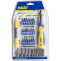Kinzo 33 Pc schroevendraaier gereedschapset chroom vanadium magnetische gemakkelijke greep populaire bits