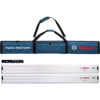 Bosch FSN Kit (2x geleiderails & 1x koppelstuk) in foudraal