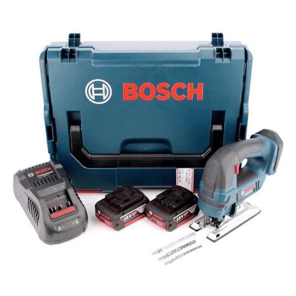 Bosch Professional GST 18 V-LI B Accu decoupeerzaag - Met 2x 5,0Ah accu's Bosch Professional GST 18 V-LI B Accu decoupeerzaag - Met 2x 5,0Ah accu's