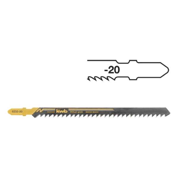 KWB decoupeerzaagblad hout extra lg 6233-20 KWB decoupeerzaagblad hout extra lg 6233-20