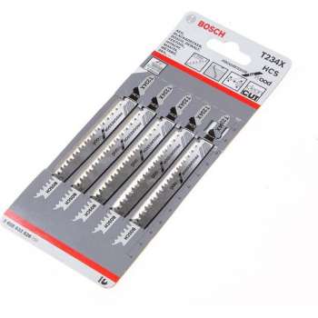 Bosch Decoupeerzaagblad hardhout T 234 X blister van 5 bladen