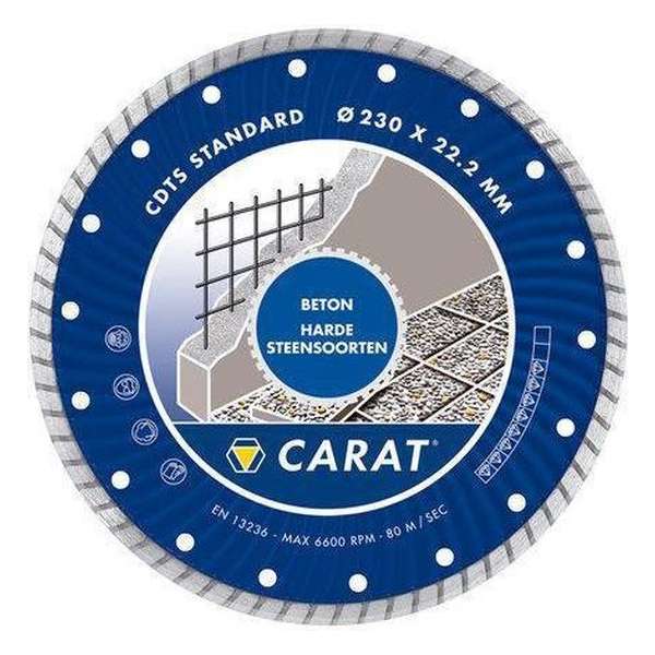 Carat CDTS180300 diamant zaagblad 180 mm Carat CDTS180300 diamant zaagblad 180 mm