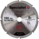 Fiber Cement Cirkelzaagblad 160x20mm 8T ''Specialist+''