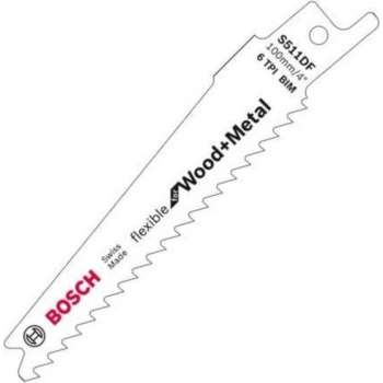Bosch Reciprozaagblad S 511 DF - 5PC "FLEXIBLE FOR WOOD&METAL