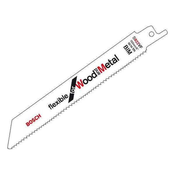Bosch - Reciprozaagblad S 922 VF Flexible for Wood and Metal - 5 stuks Bosch - Reciprozaagblad S 922 VF Flexible for Wood and Metal - 5 stuks