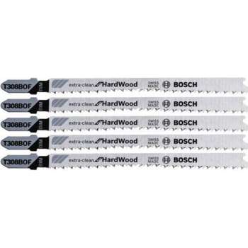 Bosch - Decoupeerzaagblad T 308 BOF Extraclean for Hard Wood