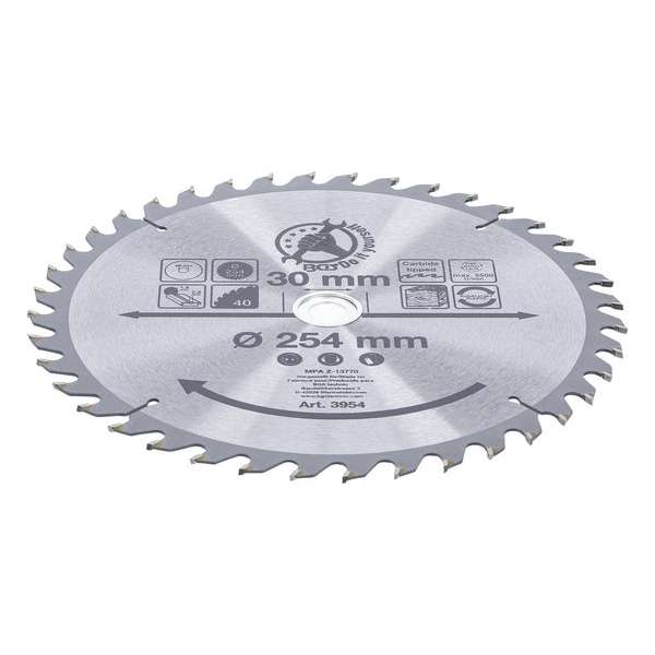BGS Zaagblad Cirkelzaag 254 mm, 40 tanden - Ø 254 x 30 x 3.2 mm - BGS3954 BGS Zaagblad Cirkelzaag 254 mm, 40 tanden - Ø 254 x 30 x 3.2 mm - BGS3954