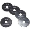 Westfalia Zaagblad set 5 stuks HSS / 60 Z mini cirkelzaagmachines