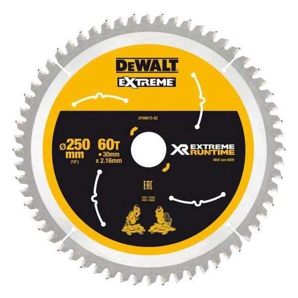Black & Decker De walt cirkelzaagbladen 250mm 30mm 60t csb (Prijs per stuk) Black & Decker De walt cirkelzaagbladen 250mm 30mm 60t csb (Prijs per stuk)