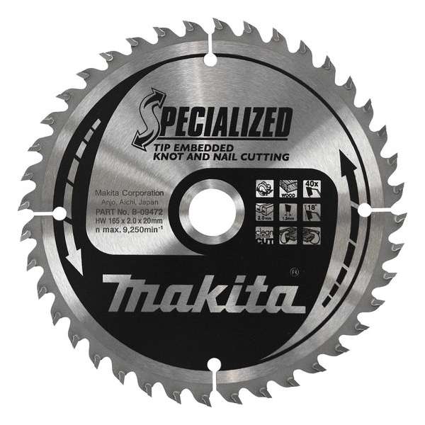 Makita B-09363 Zaagb TipE 210x30x1,9 18T 25g Makita B-09363 Zaagb TipE 210x30x1,9 18T 25g