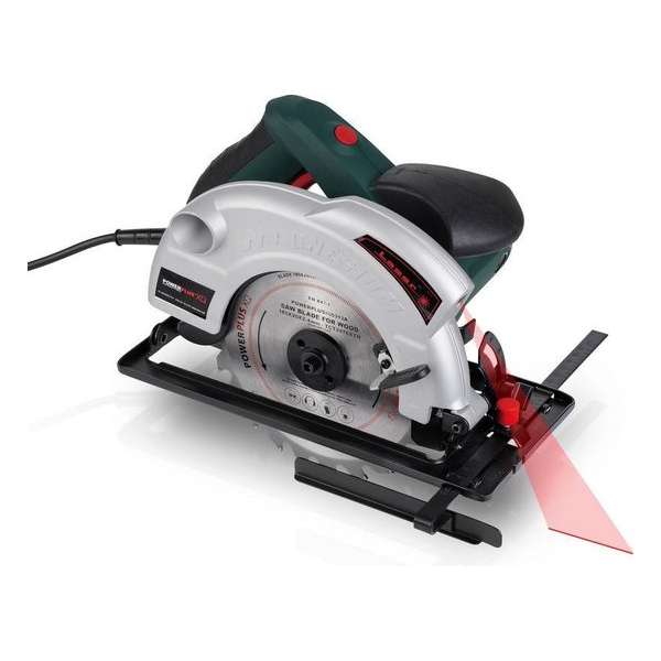 Powerplus POWXQ5313 Cirkelzaag - 1350W vermogen - 62 mm max. zaagdiepte Powerplus POWXQ5313 Cirkelzaag - 1350W vermogen - 62 mm max. zaagdiepte
