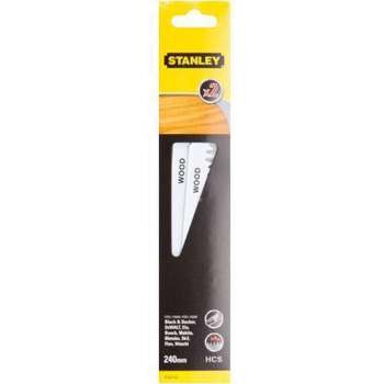 Stanley reciprozaagblad hout/takken 240 mm - 2 stuks