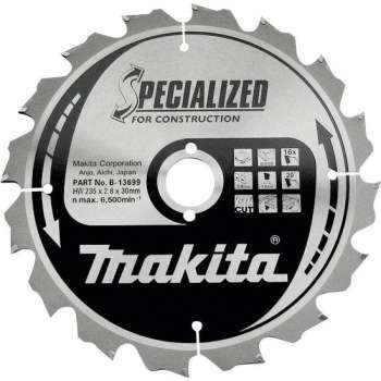 Makita B-13683 Zaagb bouw 190x30x3,0 12T 20g