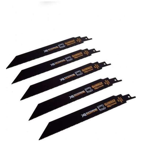 Black & Decker De walt reciprozaagbladen 203mm 14/18tpi 5pk (Prijs per stuk) Black & Decker De walt reciprozaagbladen 203mm 14/18tpi 5pk (Prijs per stuk)