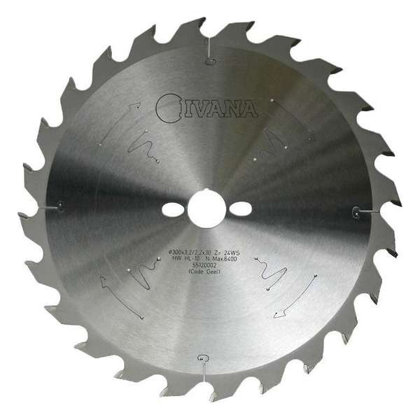 Ivana cirkelzaagblad Geel 300x30x24TND WS Ivana cirkelzaagblad Geel 300x30x24TND WS