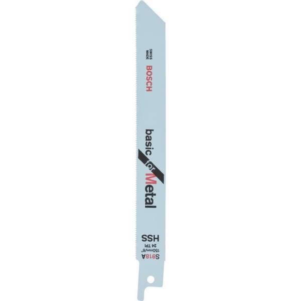 Bosch - Reciprozaagblad S 918 AF Basic for Metal - 2 stuks Bosch - Reciprozaagblad S 918 AF Basic for Metal - 2 stuks