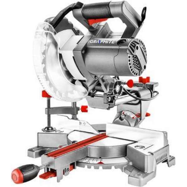 Graphite afkort cirkelzaag machine 1400 Watt Graphite afkort cirkelzaag machine 1400 Watt