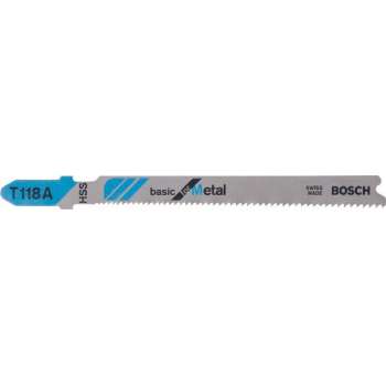 Bosch - Decoupeerzaagblad T 118 A Basic for Metal - 3 stuks