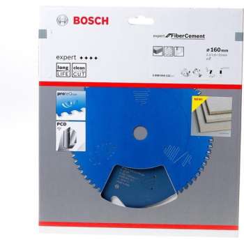 BOSCH 2608644121 Cirkelzaagblad Expert Fiber Cement vezelbeton 160x20 - 4 tanden