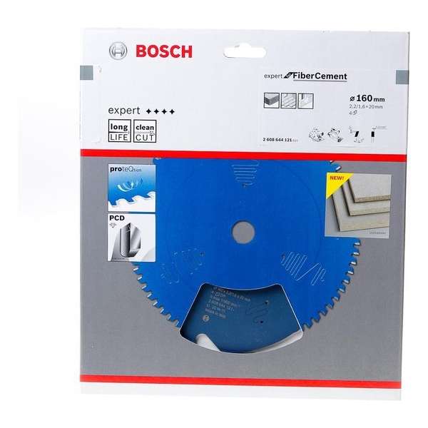 BOSCH 2608644121 Cirkelzaagblad Expert Fiber Cement vezelbeton 160x20 - 4 tanden BOSCH 2608644121 Cirkelzaagblad Expert Fiber Cement vezelbeton 160x20 - 4 tanden