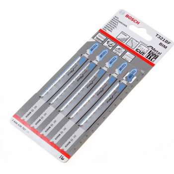 Bosch Decoupeerzaagblad universele schacht T 321 BF blister van 5 bladen