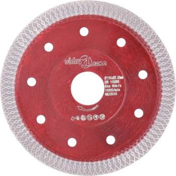 vidaXL Diamantzaagblad met gaten 115 mm staal  VDXL_143245