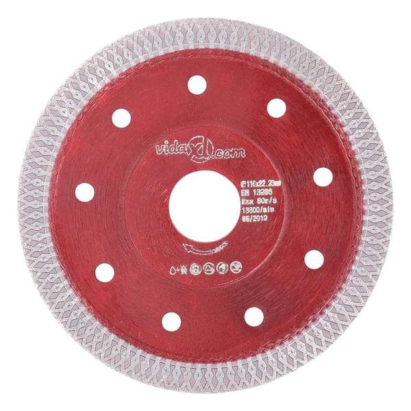 vidaXL Diamantzaagblad met gaten 115 mm staal  VDXL_143245