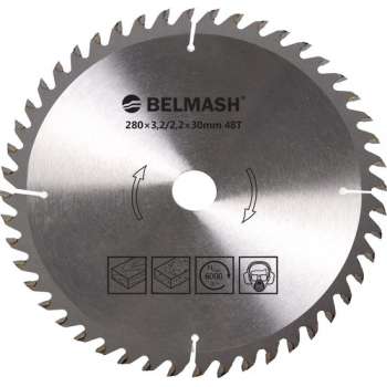 BELMASH zaagblad Ø280mm - as 30mm - 48T