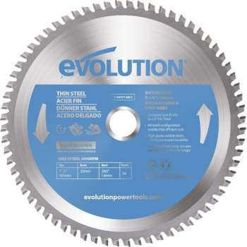 EVOLUTION STEEL - ZAAGBLAD DUN STAAL - CS - DIA 185 MM - 68 T