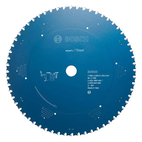 Circular saw blade Expert for Steel 305 x 25,4 x 2,2 mm, 80 Circular saw blade Expert for Steel 305 x 25,4 x 2,2 mm, 80