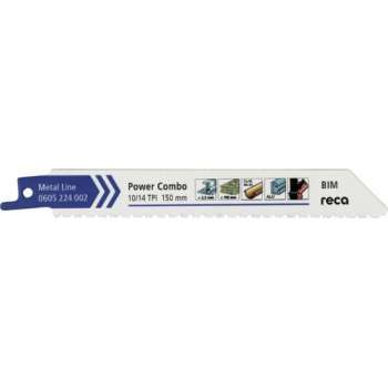 Reca Reciprozaagblad metaal Power  Combo 10/14 150 mm  BiM  XLS hoogwaardig, universeel vanaf 2 mm (10 stuks)