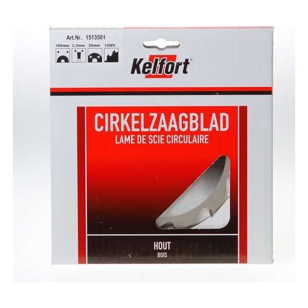 Saemawerk Zaagblad Hard Metaal 12-tands - Ø 160 x 20 mm