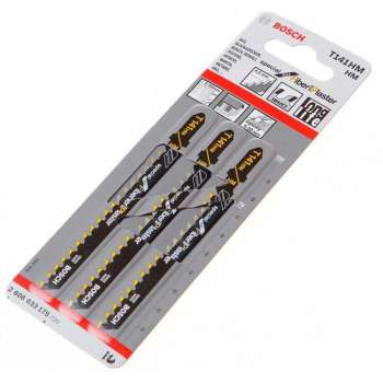 Bosch Accessories 2608900563 EXPERT „Fiber Plaster” T 141 HM Decoupeerzaagblad, 3 stuks 3 stuk(s)