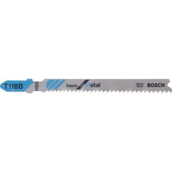 Bosch - Decoupeerzaagblad T 118 B Basic for Metal - 3 stuks
