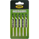JBM TOOLS 5 STUKS VAN T244D DECOUEERZAAGBLADEN VOOR HOUT