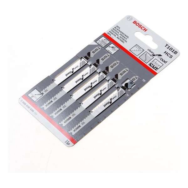 Bosch Decoupeerzaagblad hardhout T 101 B blister van 5 zaagjes Bosch Decoupeerzaagblad hardhout T 101 B blister van 5 zaagjes