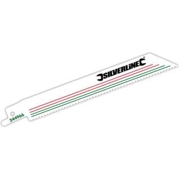 Silverline Reciprozaagblad, 10 tpi, 5 pk. bimetaal, 150 mm