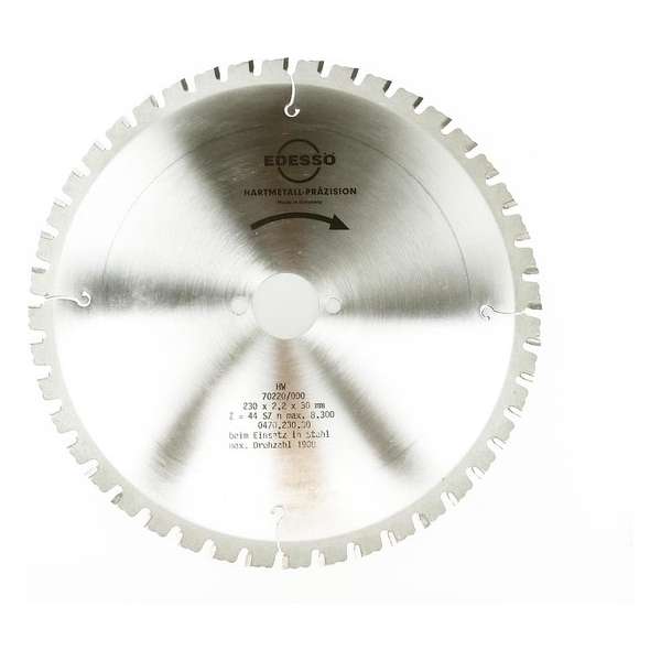 EDESSÖ precision circular saw blade 230 x 2.2 x 30 mm Z 44 STZ, 470.230.30 EDESSÖ precision circular saw blade 230 x 2.2 x 30 mm Z 44 STZ, 470.230.30