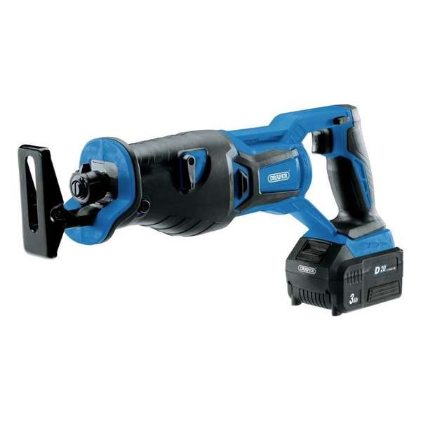 Draper Tools Reciprozaag borstelloos met 1 x 3 Ah D20 accu 20 V Draper Tools Reciprozaag borstelloos met 1 x 3 Ah D20 accu 20 V