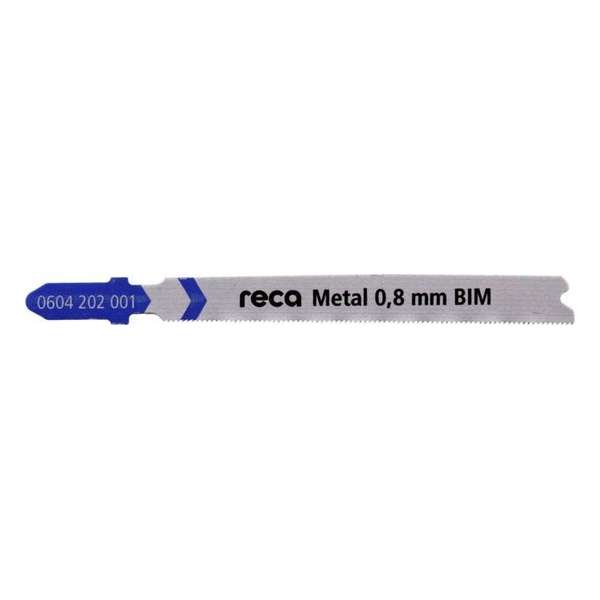 Reca Decoupeerzaagblad BiM - Metaal - 0,8mm - 92/68 mm Zeer dunne platen, geperforeerde platen (0,5 - 1,5 mm) (10 stuks) Reca Decoupeerzaagblad BiM - Metaal - 0,8mm - 92/68 mm Zeer dunne platen, geperforeerde platen (0,5 - 1,5 mm) (10 stuks)