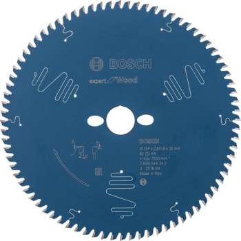 Blad Expert for Wood 254x30x2.6/1.8x80 T