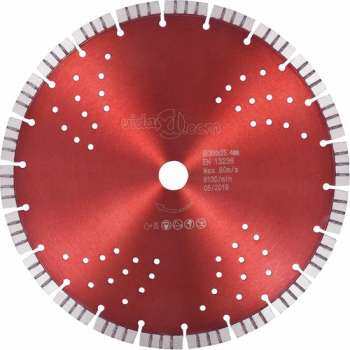 vidaXL Diamantzaagblad met turbo en gaten 300 mm staal  VDXL_143233