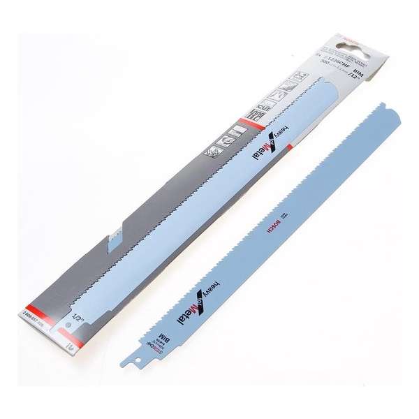 Bosch Reciprozaagblad heay metaal HD S 1226 CHF 300mm blister van 5 zaagjes Bosch Reciprozaagblad heay metaal HD S 1226 CHF 300mm blister van 5 zaagjes