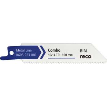 Reca Reciprozaagblad metaal Combo 10/14 100 mm  BiM hout en metaalresten bijv. pallets tot 80 mm  (10 stuks)